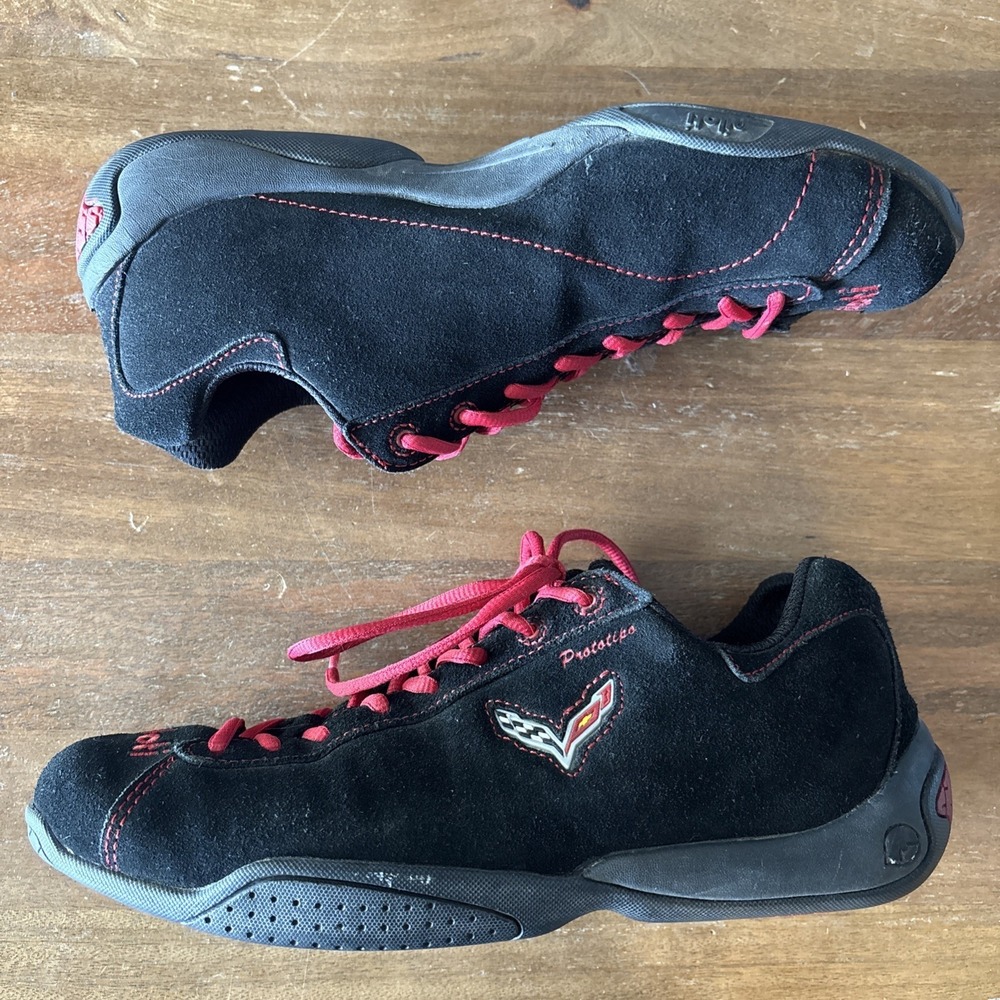 Piloti Corvette C7 Limited Edition Driving Shoe Mens Size 9 Red and‎ Black